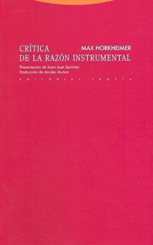 CRITICA DE LA RAZON INSTRUMENTAL