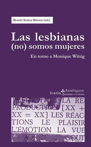 LAS LESBIANAS (NO) SOMOS MUJERES