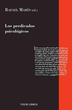 LOS PREDICADOS PSICOLOGICOS