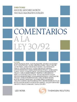 COMENTARIOS A LA LEY 30/92