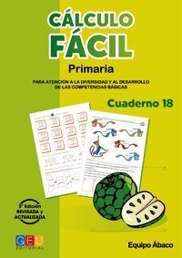 CALCULO FACIL 18 PRIMARIA 3ª EDICION