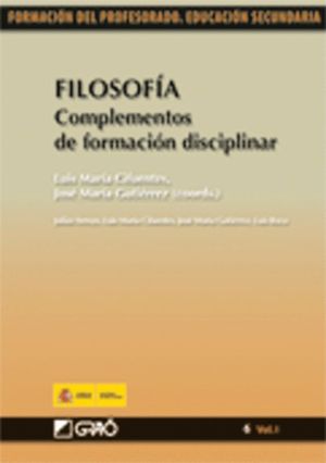 FILOSOFÍA. COMPLEMENTOS DE FORMACIÓN DISCIPLINAR