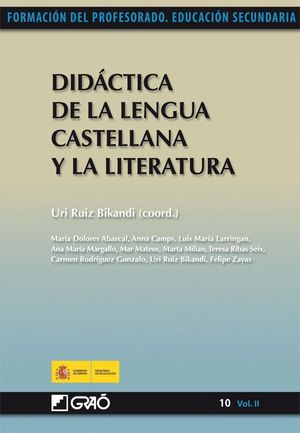 DIDÁCTICA DE LA LENGUA CASTELLANA Y LA LITERATURA