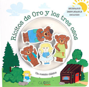 RICITOS DE ORO Y LOS TRES OSOS LIBRO + FIGURITAS