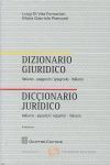 DIZIONARIO GIURIDICO ITALIANO-SPAGNOLO / SPAGNOLO-ITALIANO