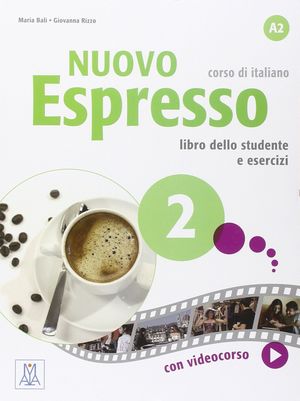 NUOVO ESPRESSO 2 A2 LIBRO +DVD CORSO DI ITALIANO