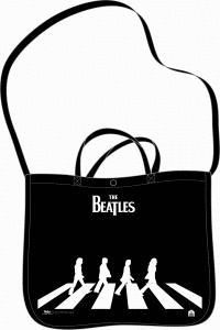 BOLSA THE BEATLES SHOPPER CON TRACCOLLA - NEGRO