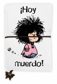 LIBRETA MAFALDA HOY MUERDO (GOMA)