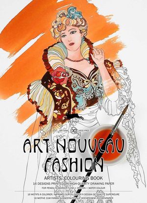 ART NOUVEAU FASHION ARTISTS CLOURING BOOK