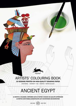 ANCIENT EGYPT ARTISTS' COLOURING BOOK