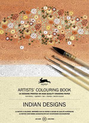 ARTISTS COLOURING BOOK INDIAN DESIGNS