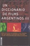 UN DICCIONARIO DE FILMS ARGENTINO III