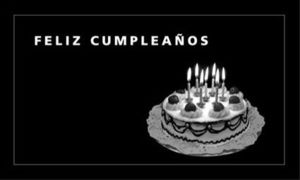 CINE DE DEDO  FELÍZ CUMPLEAÑOS