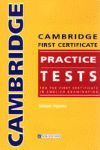 CAMBRIDGE FIRST CERTIFICATE PRACTICE TEST 1 STUDENT'S BOOK