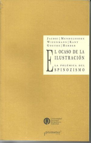 OCASO DE LA ILUSTRACION