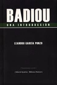 BADIOU: UNA INTRODUCCION