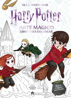 HARRY POTTER, ARTE MÁGICO (LIBRO PARA COLOREAR)