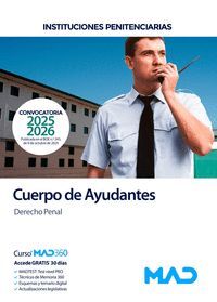 CUERPO AYUDANTES INSTITUCIONES PENITENCIARIAS. DERECHO PENAL 2025-2026
