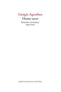 HOMO SACER. EDICION INTEGRAL
